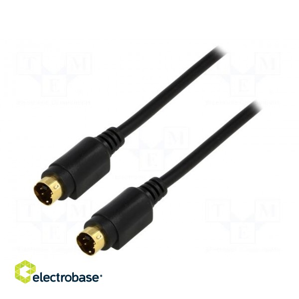 Cable | both sides,Mini-DIN plug 4pin | 2m | Plating: gold-plated