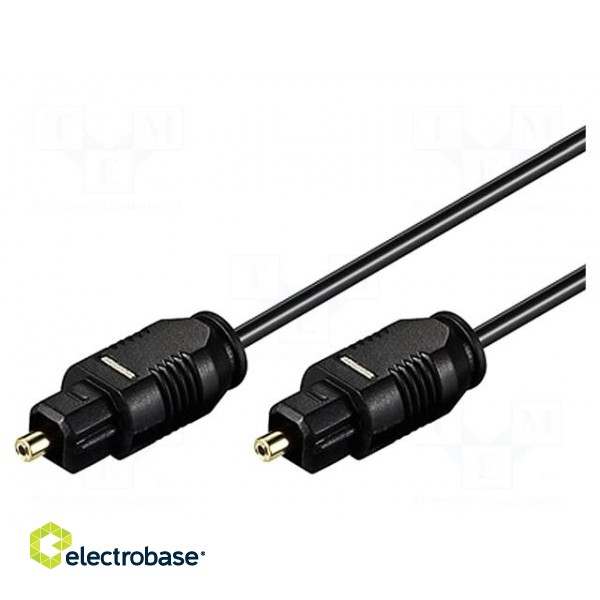 Cable | Toslink plug,both sides | 5m | Øcable: 2.2mm