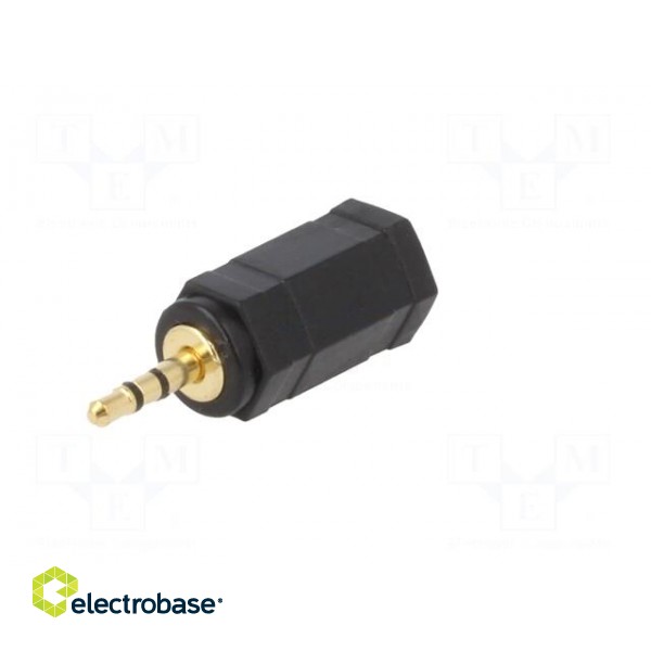 Adapter | Jack 2.5mm 3pin plug,Jack 3.5mm socket | black image 6