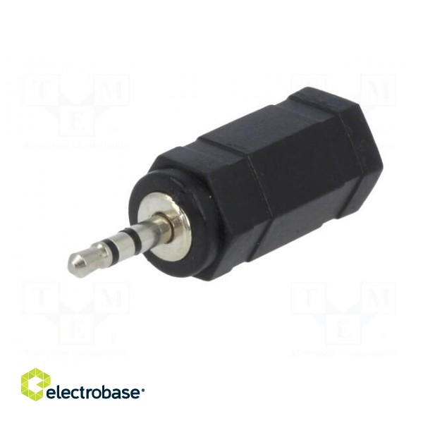 Adapter | Jack 2.5mm plug,Jack 3.5mm socket | black image 2