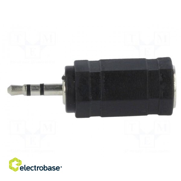 Adapter | Jack 2.5mm plug,Jack 3.5mm socket | black image 3