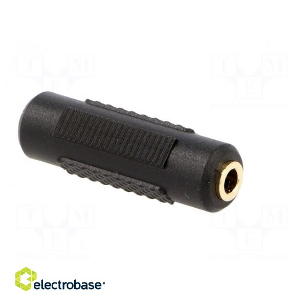 Adapter | Jack 3.5mm socket,both sides | Plating: gold-plated image 4