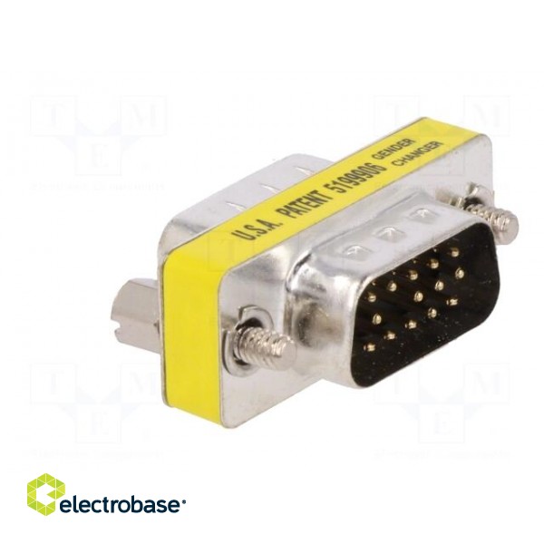Adapter | D-Sub 15pin HD plug,both sides | connection 1: 1 paveikslėlis 4