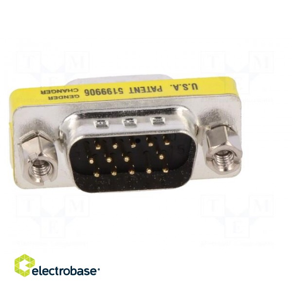 Adapter | D-Sub 15pin HD plug,both sides | connection 1: 1 paveikslėlis 9