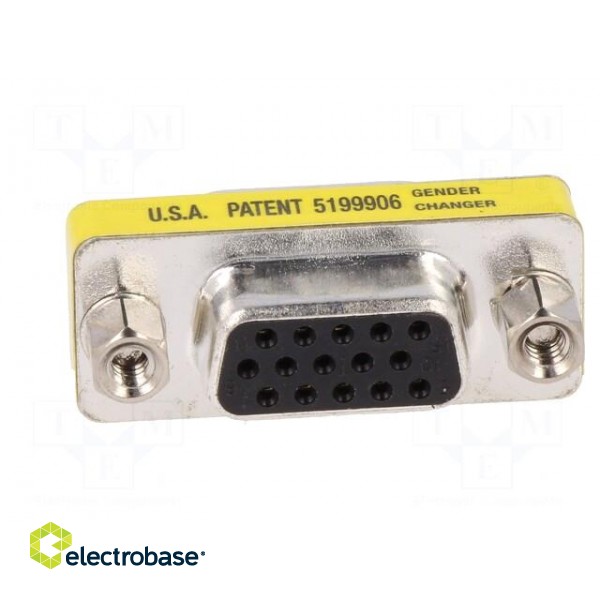 Adapter | D-Sub 15pin HD socket,both sides | connection 1: 1 image 5