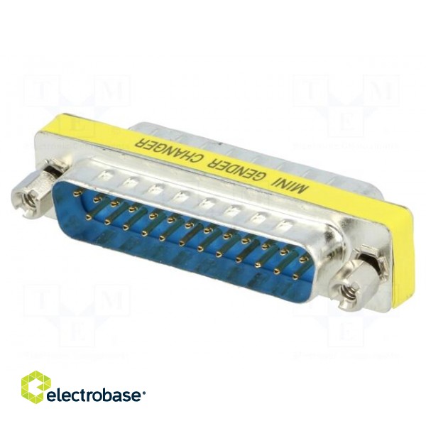 Adapter | D-Sub 25pin plug,both sides image 1