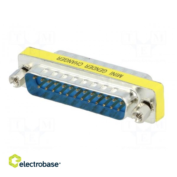 Adapter | D-Sub 25pin plug,both sides фото 2