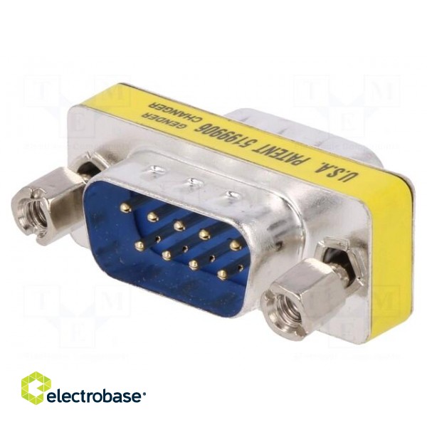 Adapter | D-Sub 9pin plug,both sides | connection 1: 1 paveikslėlis 1