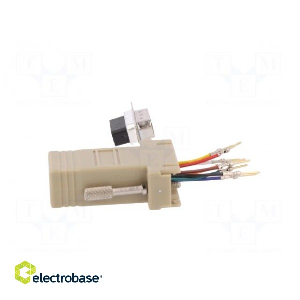 Adapter | D-Sub 9pin plug,RJ45 socket фото 7