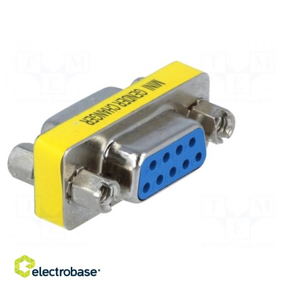 Adapter | D-Sub 9pin socket,both sides paveikslėlis 4