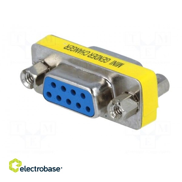 Adapter | D-Sub 9pin socket,both sides фото 6
