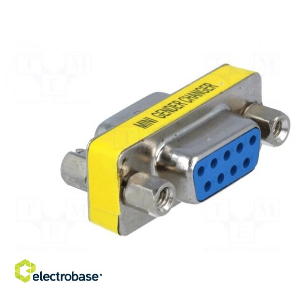 Adapter | D-Sub 9pin socket,both sides фото 8