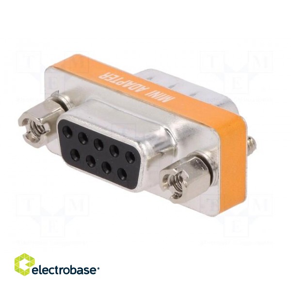 Adapter | D-Sub 9pin socket,D-Sub 9pin plug paveikslėlis 2