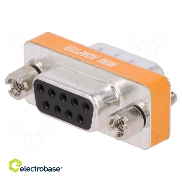 Adapter | D-Sub 9pin socket,D-Sub 9pin plug image 1