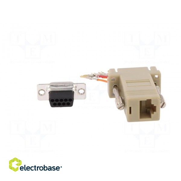 Adapter | D-Sub 9pin socket,RJ45 socket paveikslėlis 5