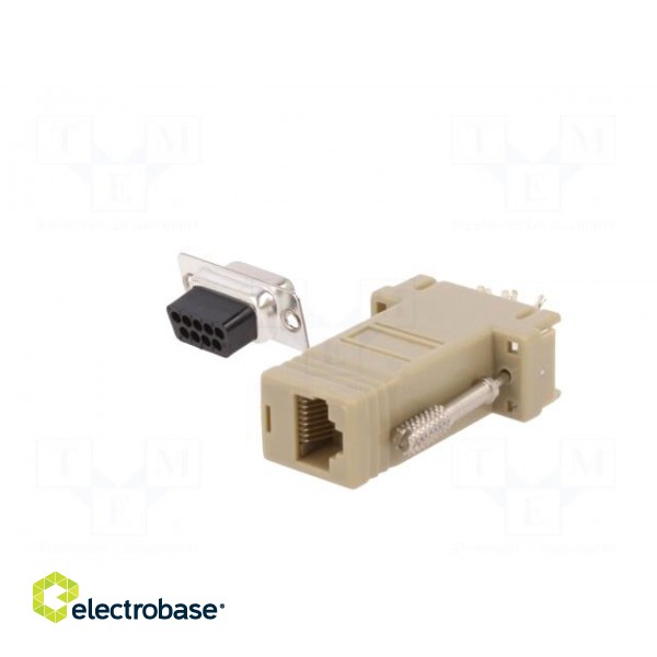 Adapter | D-Sub 9pin socket,RJ45 socket paveikslėlis 6