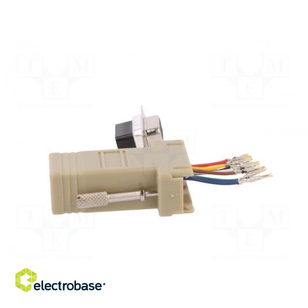Adapter | D-Sub 9pin socket,RJ45 socket фото 7