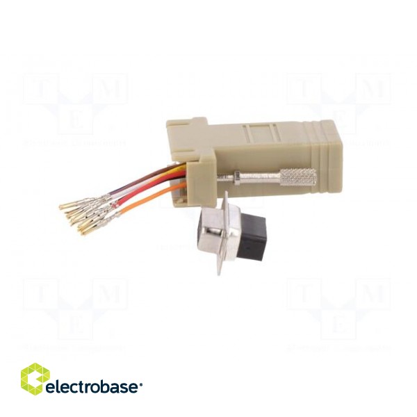 Adapter | D-Sub 9pin socket,RJ45 socket paveikslėlis 3