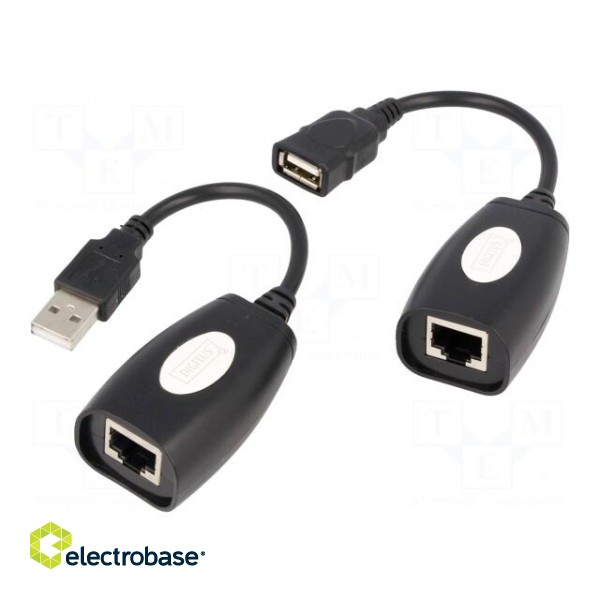 Repeater USB | RJ45 socket,USB A socket