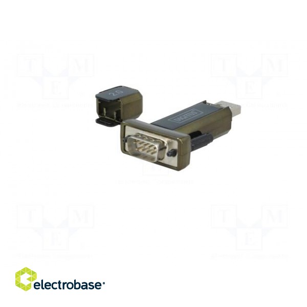 Adapter USB-RS232 | D-Sub 9pin plug,USB A plug | USB 2.0 фото 2