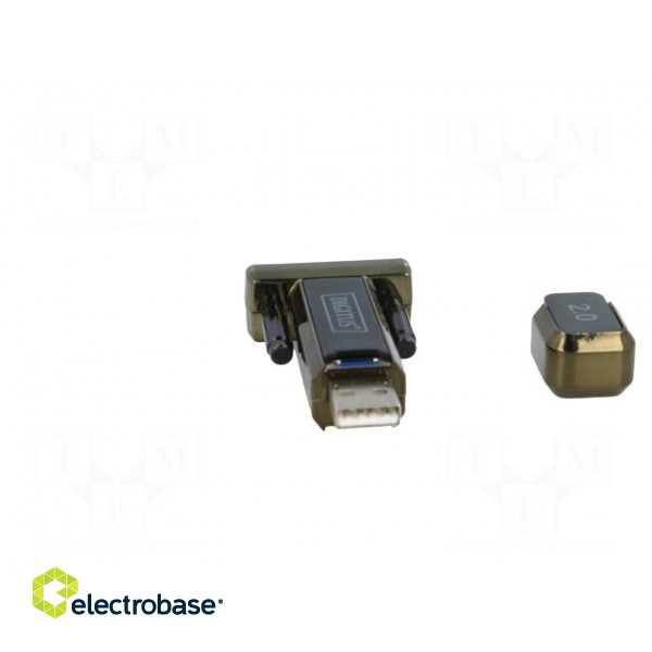 Adapter USB-RS232 | D-Sub 9pin plug,USB A plug | USB 2.0 paveikslėlis 5