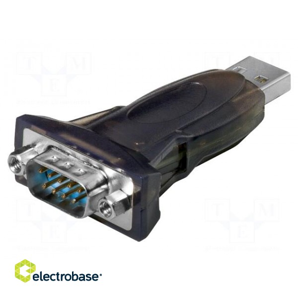 USB to RS232 converter | USB A plug,D-Sub 9pin male | USB 2.0