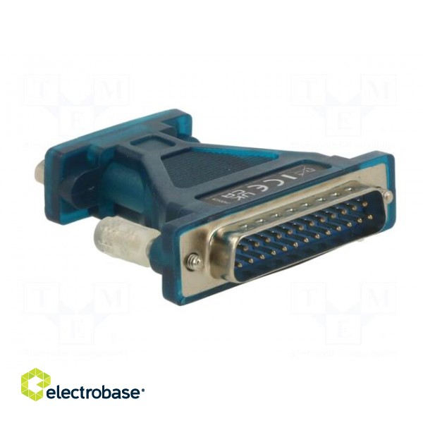 USB to RS232 converter | D-Sub 9pin plug,USB C plug | 1.3m paveikslėlis 4