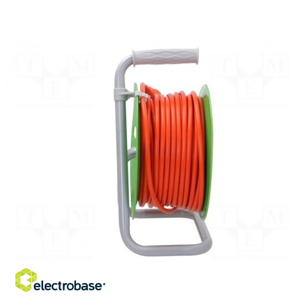 Extension lead | 3x1.5mm2 | reel | Sockets: 4 | PVC | orange | 30m | 16A image 7