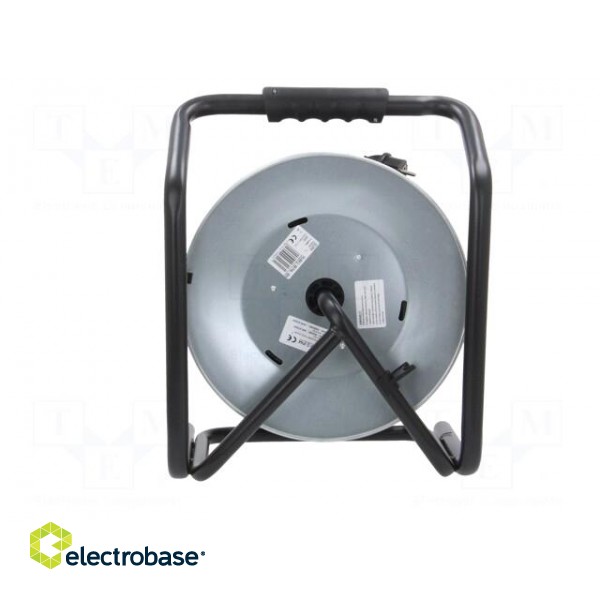 Extension lead | reel,with non-rotating sockets | Sockets: 4 | 40m image 5