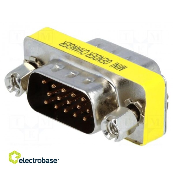 Adapter | D-Sub 15pin HD plug,both sides фото 1