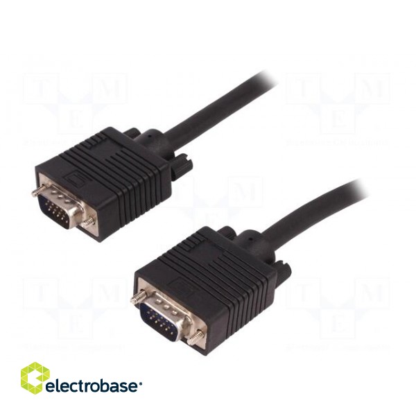 Cable | D-Sub 15pin HD plug,both sides | 1.5m | shielded, twofold
