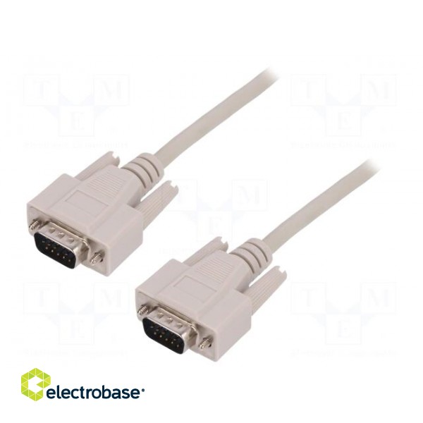 Cable | D-Sub 15pin HD plug,both sides | 3m | shielded