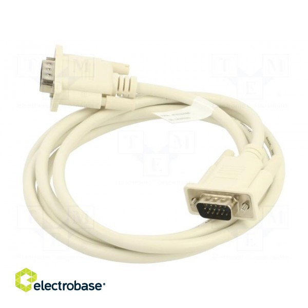Cable | D-Sub 15pin HD plug,both sides | grey | 1.8m