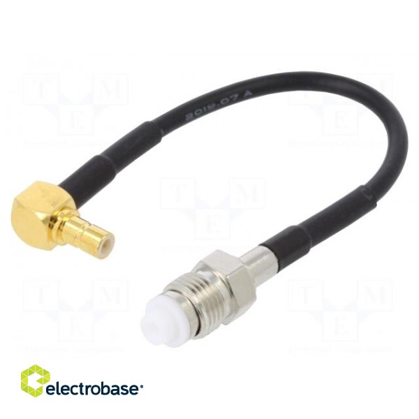 Antenna adapter | SMB-B plug,FME-A socket | straight,angled image 1