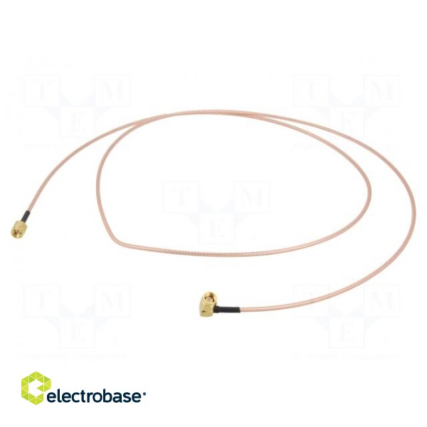 Cable | 50Ω | 0.91m | SMA plug,both sides | transparent | -65÷150°C