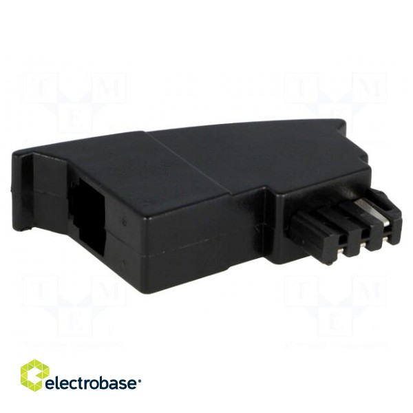 Transition: adapter | RJ11 socket,TAE F plug image 1