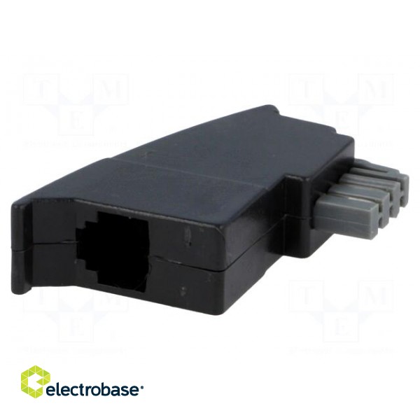 Transition: adapter | RJ11 socket,TAE N plug фото 1