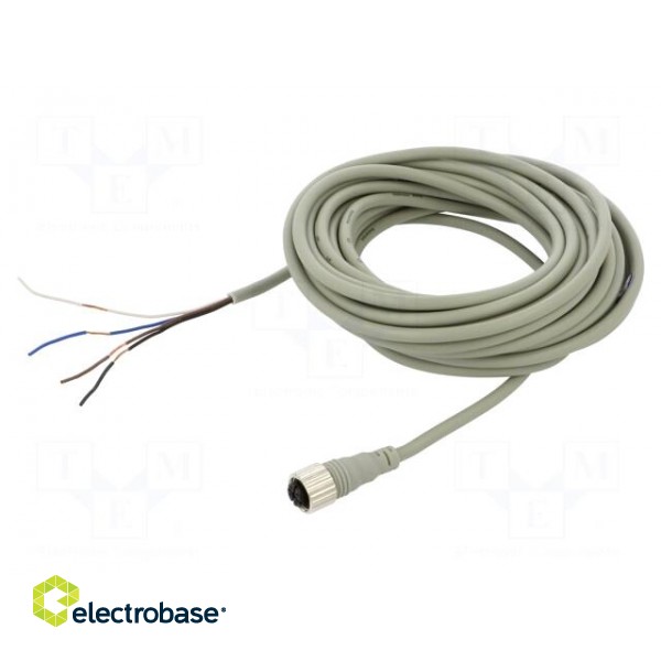 Connection lead | PIN: 4 | 7m | plug | Wire colour: grey | CI | female