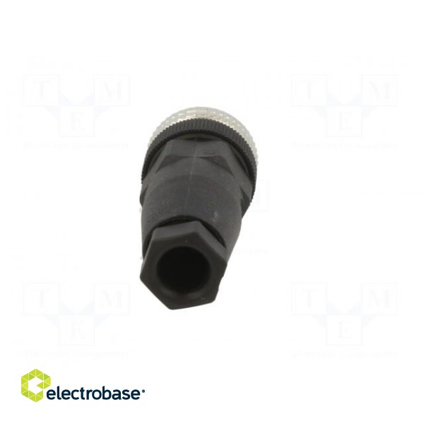 Connector | M12 | PIN: 4 | straight | plug | -40÷85°C | male image 5