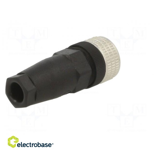 Connector | M12 | PIN: 4 | straight | plug | Connection: PG7 | 125VAC | 3A image 6