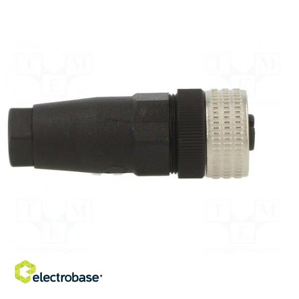 Connector | M12 | PIN: 4 | straight | plug | Connection: PG7 | 125VAC | 3A image 7