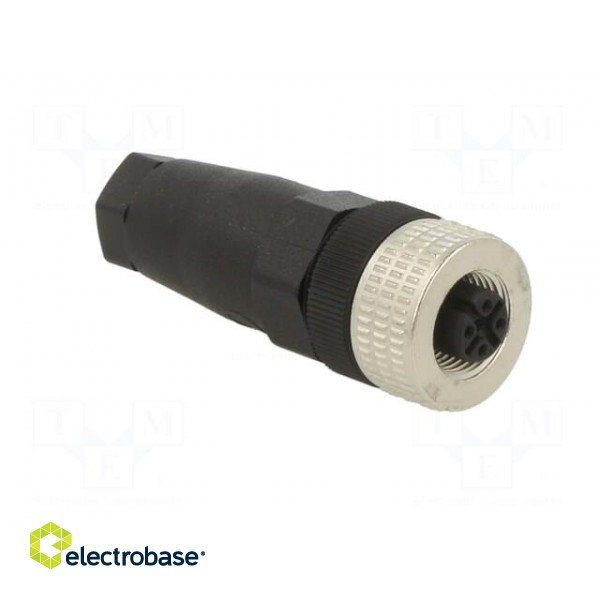 Connector | M12 | PIN: 4 | straight | plug | Connection: PG7 | 125VAC | 3A image 8