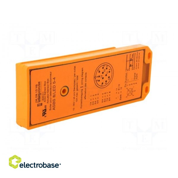 Distribution box | M12 | PIN: 5 | socket | 4A | -15÷80°C | IP67 | 60VDC image 6