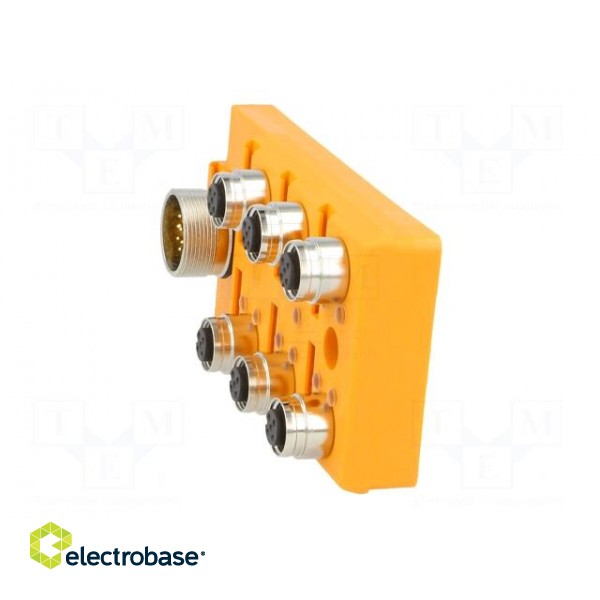 Distribution box | M12 | PIN: 5 | socket | 4A | with LED indicators image 4