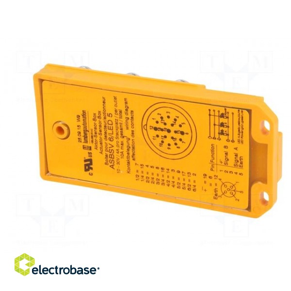 Distribution box | M12 | PIN: 5 | socket | 4A | with LED indicators paveikslėlis 7
