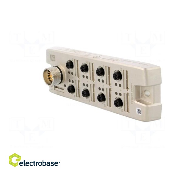 Distribution box | M12 | PIN: 5 | socket | 4A | with LED indicators фото 4