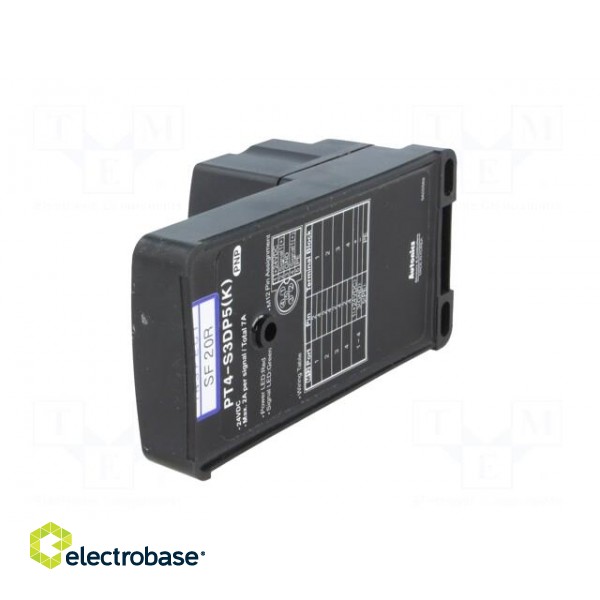 Distribution box | M12 | PIN: 5 | socket | 7A | with LED indicators фото 6