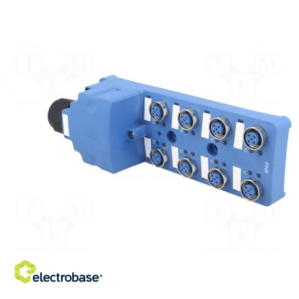 Distribution box | M12 | PIN: 5 | socket | 7A | with LED indicators фото 4