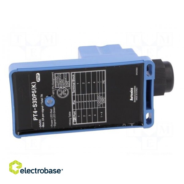 Distribution box | M12 | PIN: 5 | socket | 7A | -25÷75°C | IP52 | 24VDC image 7