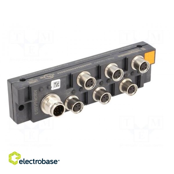 Distribution box | M8 | PIN: 3 | socket | 1.5A | with LED indicators image 2